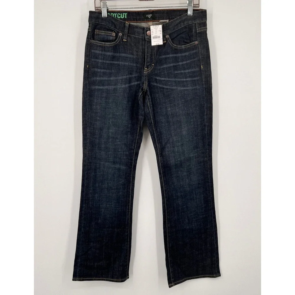 J.Crew Factory Bootcut Jeans Dark Wash Indigo Stretch Denim 29S 97488‎